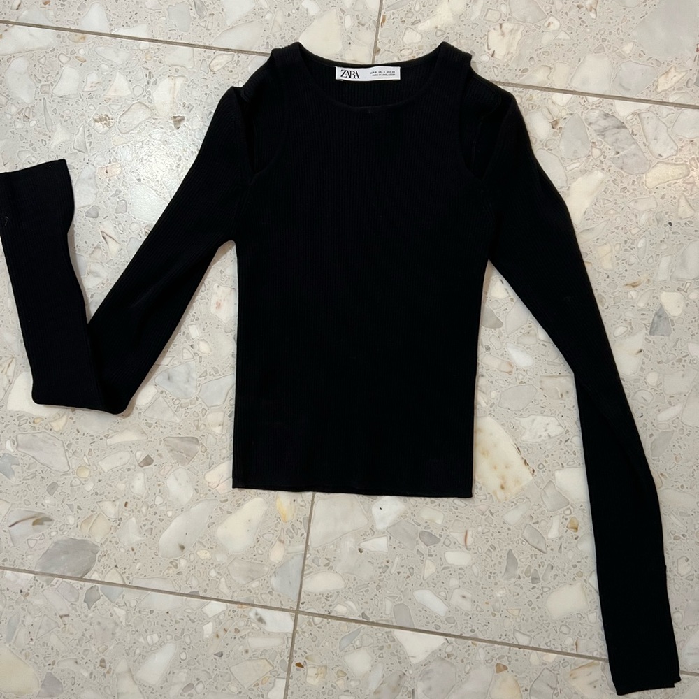 Zara open shoulder sweater